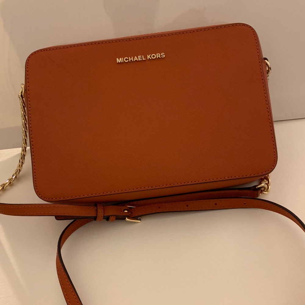 JetSet East West Crossgrain Leather Crossbody